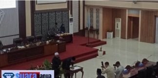 Pemkab Banjar sampaikan pandangan soal raperda kerjasama daerah