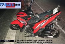 Tabrak lari Minggu dinihari di Landasan Ulin Barat, 4 korban luka luka dilarikan ke RS