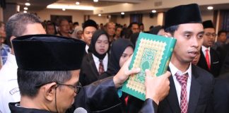 KPU lantik Panitia Pemilihan Kecamatan (PPK) se Kabupaten Banjar