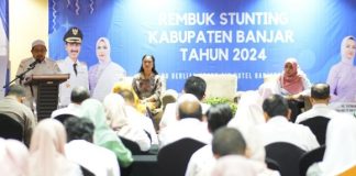 Habib Idrus Al Habsyie membuka Rembuk Stunting Kabupaten Banjar tahun 2024