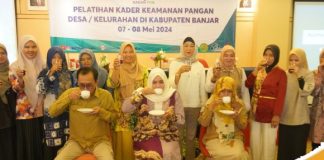 BPOM berikan pelatihan ketahanan pangan untuk kader desa dan kelurahan di Kabupaten Banjar