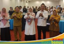Setda Kabupaten Banjar HM. Hilman membuka kegiatan ABK dan WBBM dilingkup BPS