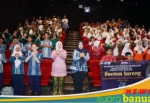 Nobar film 1 cm, inspirasi bagi peserta didik menanamkan cinta kebangsaan dan persatuan