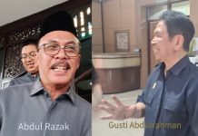 Anggota DPRD Kabupaten Banjar H. Gusti Abdurrahman, ingatkan Pemkab jangan “bermain main regulasi”