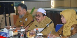 Wakil Bupati Said Idrus Al Habsyie pimpin rapat koordinasi penurunan stunting di Kabupaten Banjar