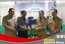 Setda HM. Hilman, membuka kegiatan Daerah atau District Multi Stakeholder Forum