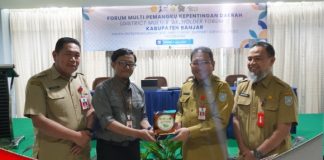 Setda HM. Hilman, membuka kegiatan Daerah atau District Multi Stakeholder Forum