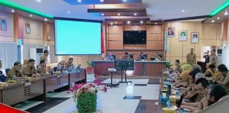 Tim Korsupgah KPK apresiasi Pemkab Banjar SPI mengalami perbaikan dari 3,57 poin menjadi 76,07 poin