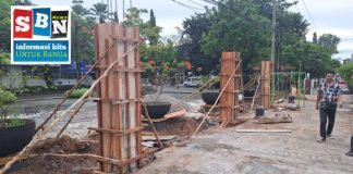 Pagar komplek perkantoran Setda Banjar direnovasi, telan anggaran Rp. 670 juta lebih