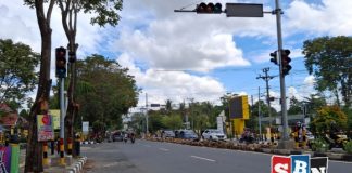 Traffic Light Panglima Batur siap dioperasikan, tinggal tunggu median jalan dibongkar