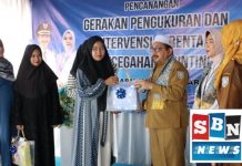 Wakil Bupati Banjar Said Idrus Al habsyi, melaunching gerakan pengukuran dan Intervensi serentak pencegahan stunting