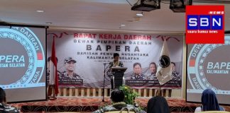 Sekretaris DPP Bapera M Mustafa Raja, Hadiri rapat kerja tahunan Bapera Kalsel