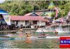Bupati Saidi Mansyur saksikan lomba Perahu Ketinting di Desa Tiwingan Lama Aranio