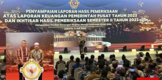 Wakil Bupati Said Idrus Al Habsyie hadiri kegiatan penyerahan LHP LKPP tahun 2023 oleh BPK RI kepada Presiden