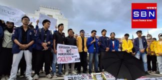 suarakan keadilan untuk Afif Maulana, mahasiswa gelar aksi solidaritas di Balaikota Banjarbaru