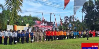 Siaga bencana karhutla, Pemkab Banjar gelar apel gabungan di halaman kantor BPBD