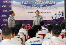 Lapas Kelas II B Banjarbaru gelar pelatihan kader kesehatan bagi 37 warga binaan