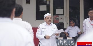 Wakil bupati Said Idrus Al Habsyie melepas peserta pelatihan friendship camp dan Ambulans
