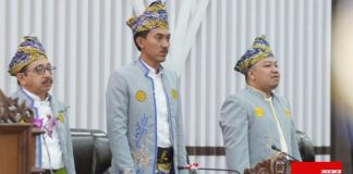 Ketua DPRD H. Muhammad Rofiqi pimpin Sidang Istimewa HUT ke 74 Kabupaten Banjar