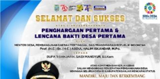 Tiga tahun kepemimpinan Saidi – Said Idrus, benahi desa tertinggal menjadi desa mandiri