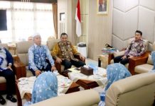 Jelang MTQ Nasional XXX di Samarinda, rombongan kafilah MTQ Kabupaten Banjar silaturahmi di kediaman Bupati Banjar