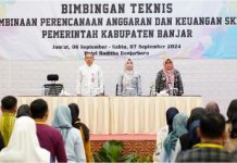 BPKAD Kabupaten Banjar dan Fakultas Ekonomi ULM gelar kegiatan pelatihan Bimtek