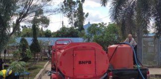 BPBD Banjar distribusikan air bersih untuk warga binaan Lapas Narkotika Karang Intan