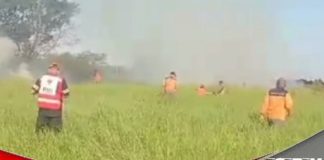 Dalam satu hari, petugas BPBD padamkan karhutla di tiga tempat berbeda