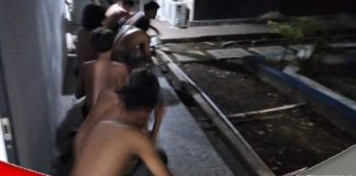 Lagi ‘asik’ menggaduk sejumlah remaja belasan tahun digiring ke Kantor Sat Pol PP