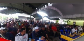 Kendati diguyur hujan, masyarakat tetap antusias hadiri kampanye dialogis Mujiyat-Fahrin Nizar