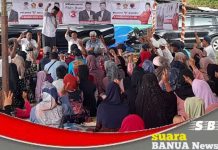 Pasangan Mujiyat-Fahrin ‘Menyala’ di Jejangkit, warga siap berikan dukungan