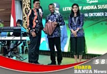 Sekretaris DPRD Batola M. Haris hadiri Sertijab Dandim 1005/Barito Kuala