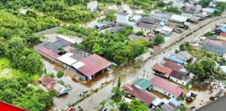Curah hujan tinggi, puluhan desa di 6 Kecamatan di Murung Raya terendam air