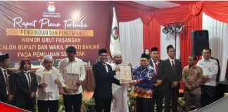 KPU Banjar siapkan dua kali jadwal debat untuk 2 paslon bupati dan wakil bupati