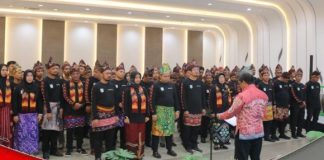 Pengurus Dewan Kesenian Kabupaten Banjar periode 2024 -2025 di lantik