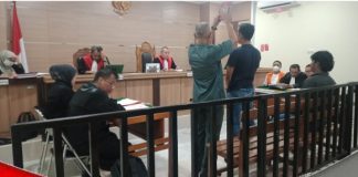 Sidang perdana ilegal mining dengan tiga orang terdakwanya digelar di Pengadilan Negeri Banjarmasin