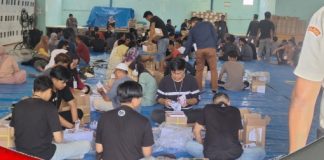 KPU Banjar mulai me lakukan sortir dan pelipatan kertas surat suara