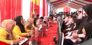 Sebanyak 1.117 peserta mengikuti tes SKD CPNS 2024, untuk mengisi 150 formasi di lingkup Pemkab HSU