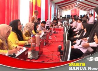 Sebanyak 1.117 peserta mengikuti tes SKD CPNS 2024, untuk mengisi 150 formasi di lingkup Pemkab HSU