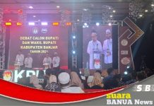 Debat publik pertama pilkada Banjar, simak paparan kedua paslon dalam menjawab tema utama