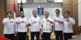 Pjs Bupati Kabupaten Banjar kunjungan kerja ke Kanwil Kemenkumham Kalsel, bahas sinergitas antar instansi
