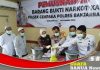 Polsek Cempaka musnahkan barang bukti 1 ons sabu dari tersangka asal Bati-Bati Tanah Laut