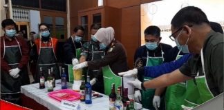Kejari Batola musnahkan barang bukti sejumlah perkara pidana berkekuatan hukum tetap