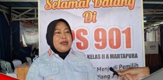 385 warga binaan Lapas Perempuan Martapura gunakan hak pilihnya di pilgub dan 46 di Pilbup Banjar