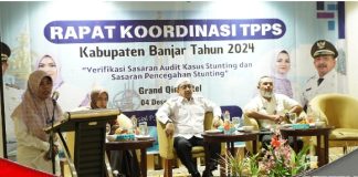 TPPS Kabupaten Banjar rapat koordinasi soal percepatan penurunan kasus stunting