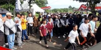 Ribuan peserta ambil bagian dal lomba jalan sehat berhadiah