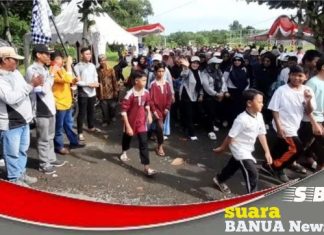 Ribuan peserta ambil bagian dal lomba jalan sehat berhadiah