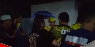Seorang warga di Tatah Bangkal tenggelam, setelah korban dan perahunya dihantam pohon tumbang