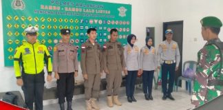 Polres Balangan dirikan tiga posko untuk memantau arus libur natal dan tahun baru