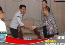 Bahas proyek renovasi Stadion Demang Lehman, BPPW Kalsel dan Bupati Banjar bertemu di Martapura